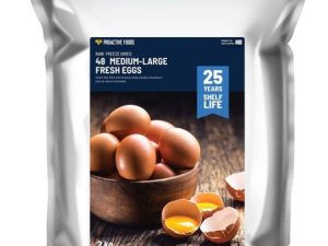 WSTS MRE Freeze-Dried Eggs - 2kg (48-Eggs)
