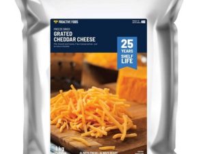 WSTS MRE Freeze-Dried Cheddar Cheese - Grated - 1kg